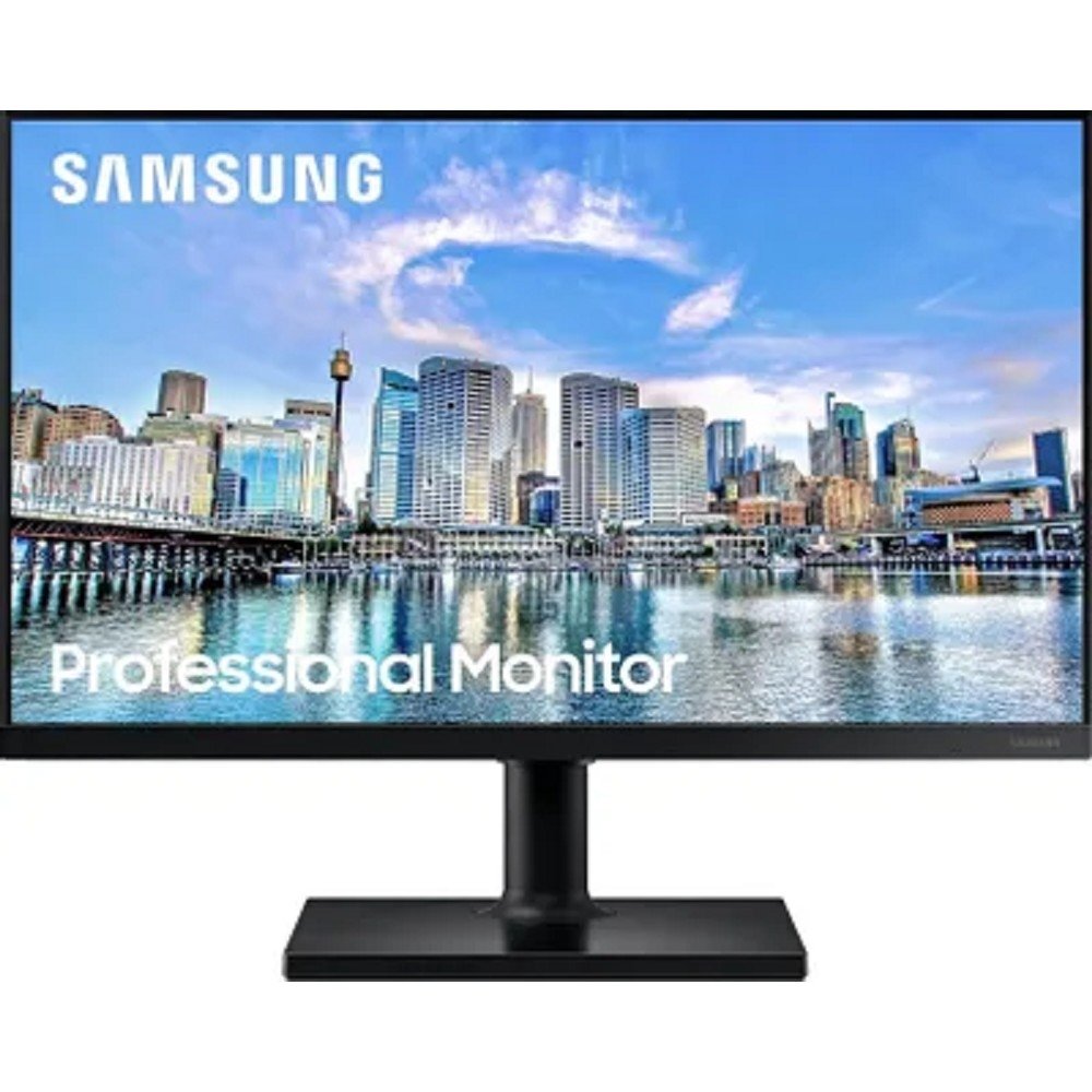 LCD Samsung 23.8" F24T450FQI Black с поворотом экрана {IPS 1920x1080 75Hz 4ms 178/178 250cd 1000:1 HDMI DisplayPort 2xUSB Pivot}