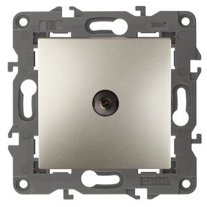 Эра Б0034293 14-3101-04 Розетка TV одиночная, IP20, Эра Elegance, шампань
