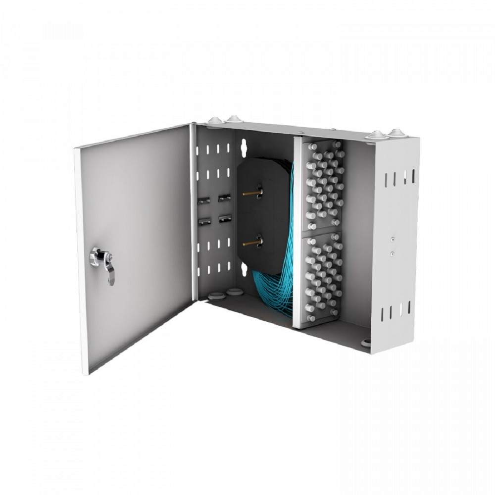 NTSS Кросс настенный NTSS PREMIUM предсобранный, 24 порта FC/UPC, 50/125 мкм ОМ3, (сплайс, пигтейлы, кдзс, планки, адаптеры) NTSS-WFOB-PM-24-FC/U-503-SP1.5G2A