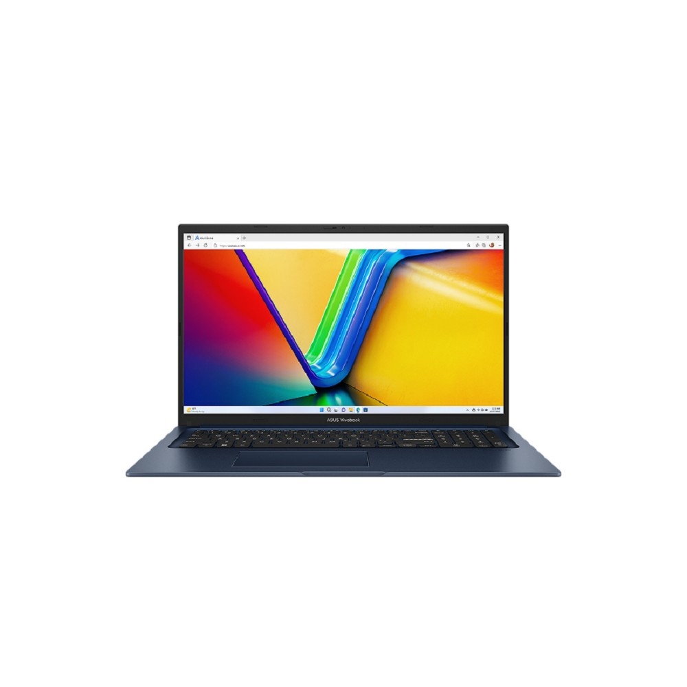 Ноутбук Asus Vivobook 17 X1704VA-AU692 Core i5 1335U 16Gb SSD512Gb Intel Iris Xe graphics 17.3" IPS FHD (1920x1080) без ОС blue WiFi BT Cam (90NB10V2-M00TL0)