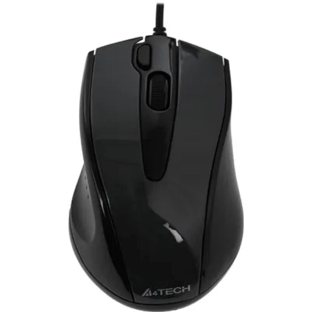 A-4Tech Мышь V-Track Padless N-500FS black optical (1000dpi) silent USB [1146039]