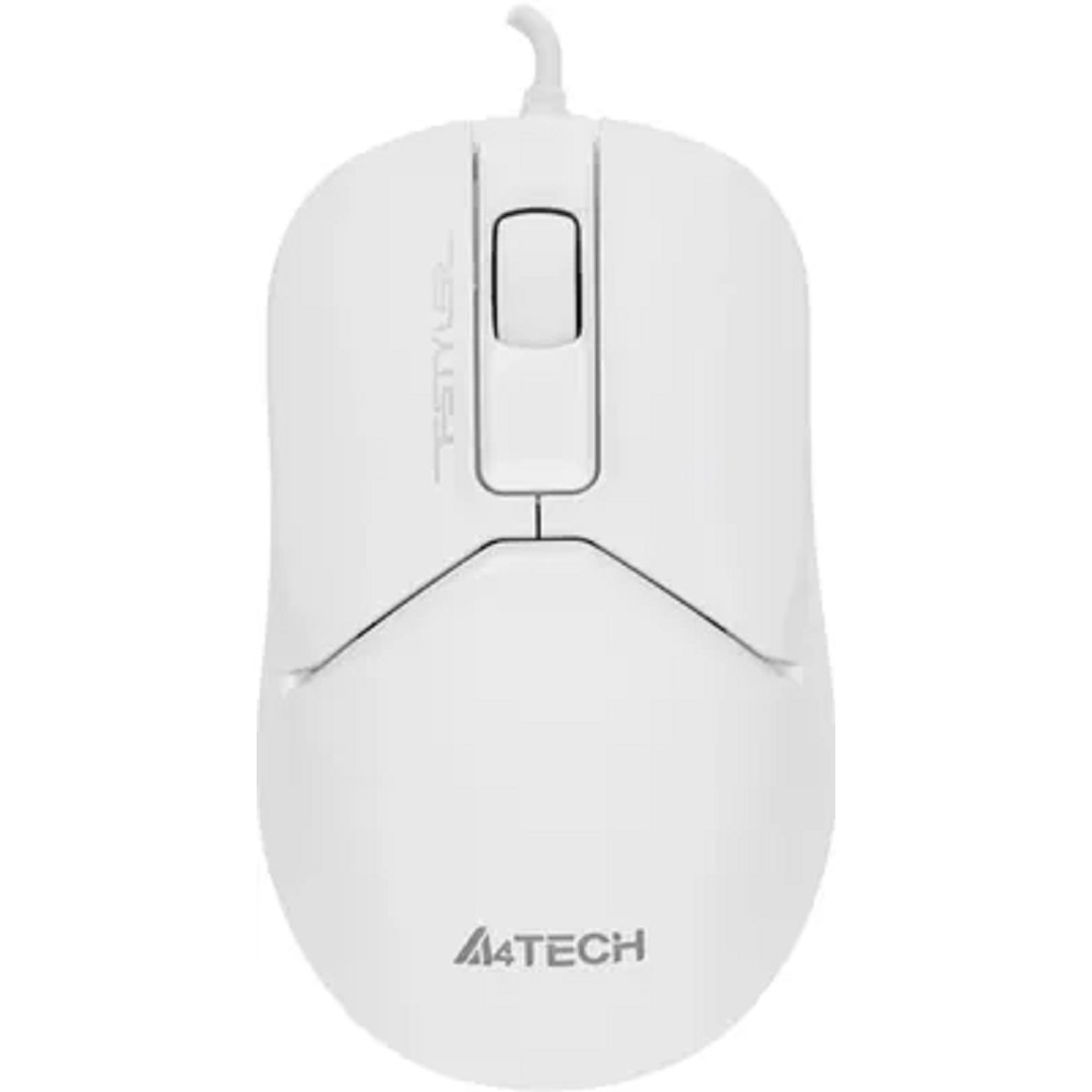 Мышь A4Tech Fstyler FM12S белый оптическая (1200dpi) silent USB (3but)