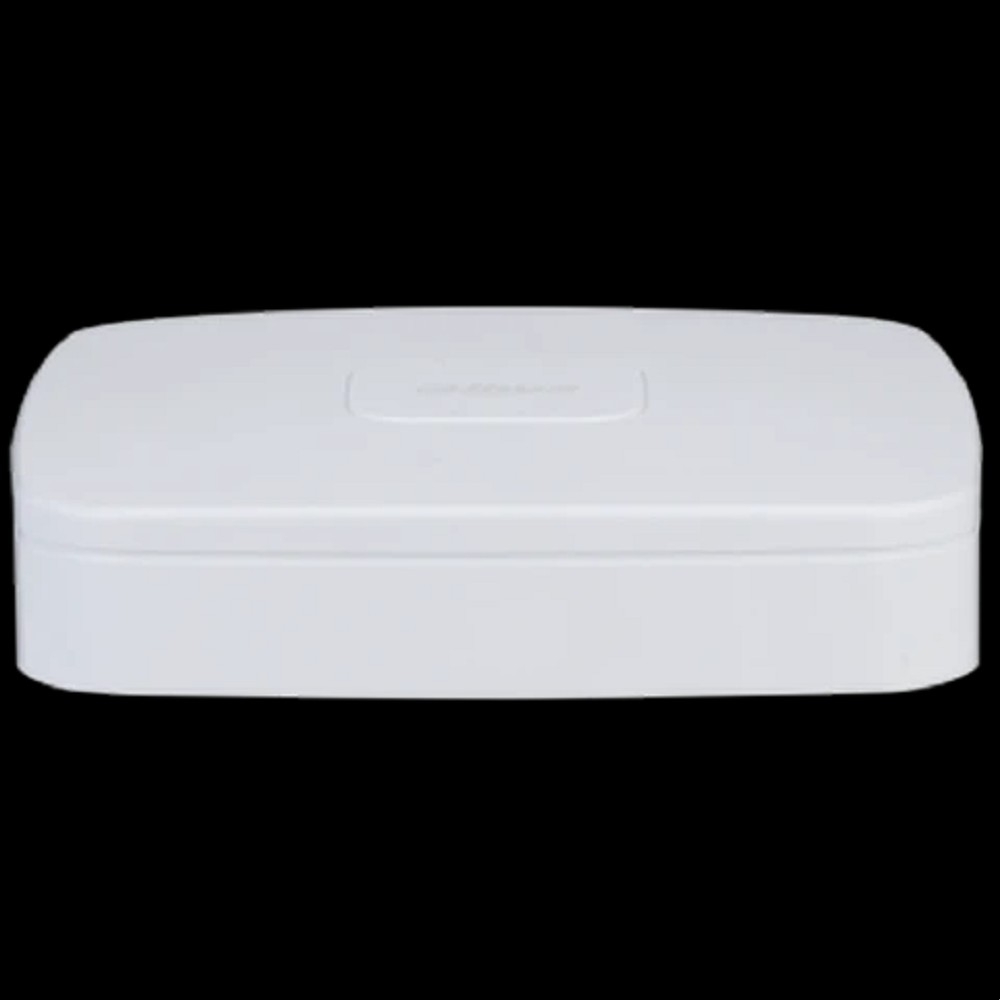 DAHUA DHI-NVR2104-P-I2 4-канальный IP-видеорегистратор с PoE, 4K и H.265+, видеоаналитика, входящий поток до 80Мбит/с, 1 SATA III до 10Тбайт