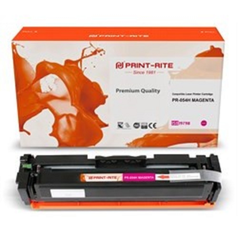 Картридж лазерный Print-Rite TFCA07MPU1J PR-054H MAGENTA 054H Magenta пурпурный (2300 стр.) для Canon LBP 621Cw/623Cdw/641Cw/643Cdw