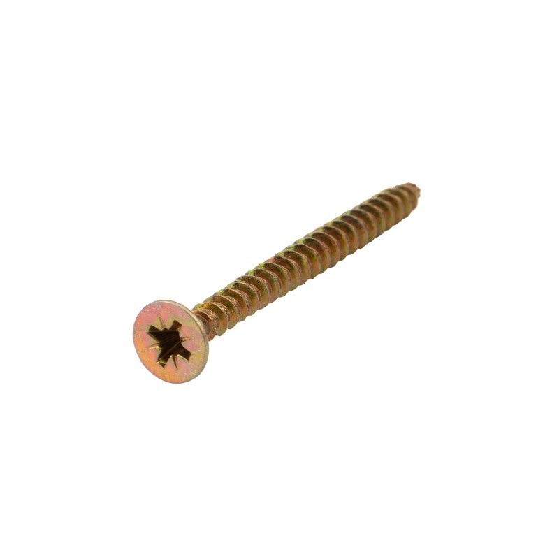 Rexant KR-01-3311-042 Саморез универсальный KRANZ 5х60, желтый цинк, короб (100 шт./уп.)
