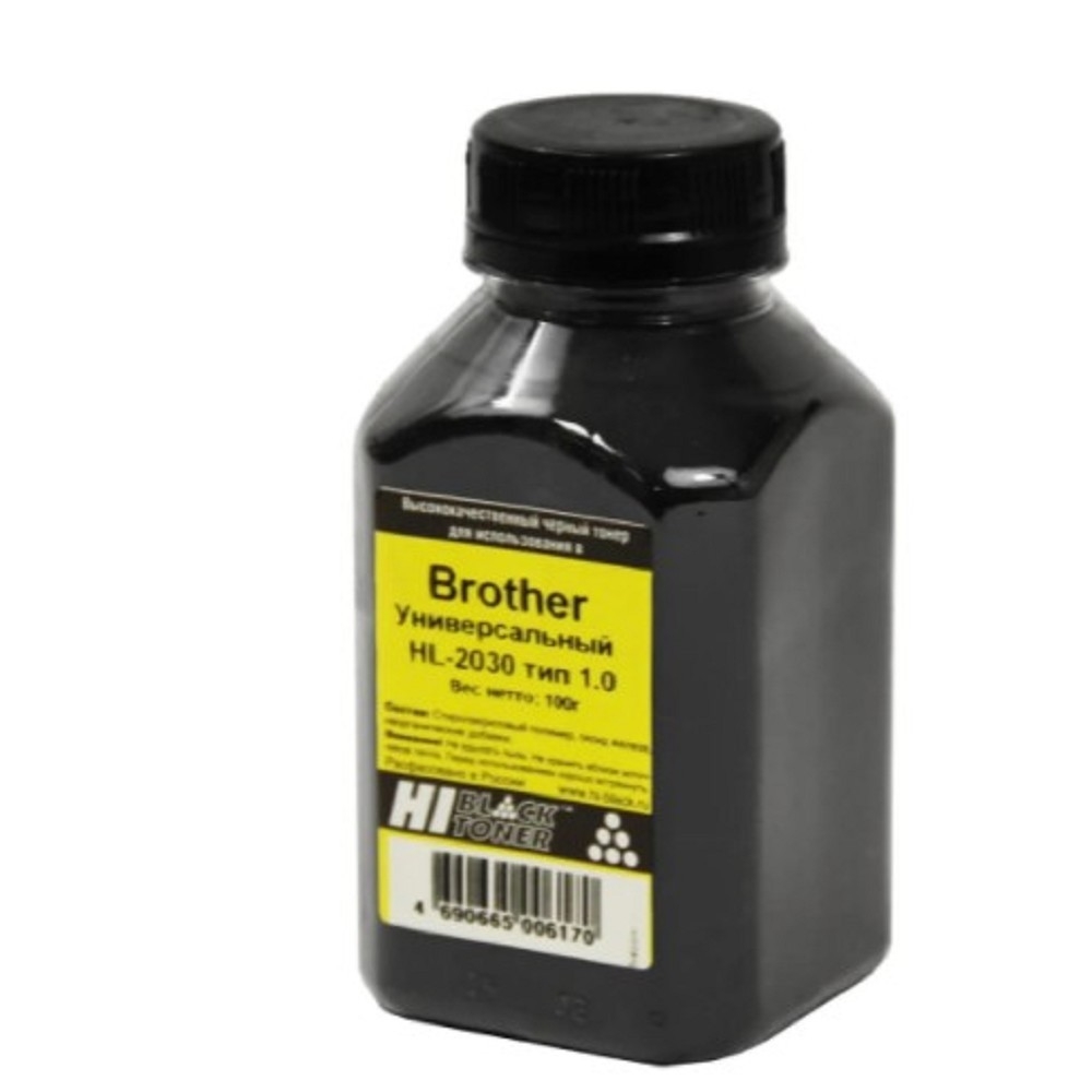 99122149001 - Тонер Hi-Black Универсальный для Brother HL-2030, Тип 1.0, Bk, 100 г, банка  от 20 т.р.