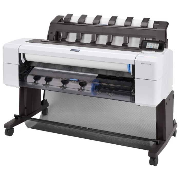 HP DesignJet T1600dr PS Printer (36",2400x1200dpi, 3 A1ppm, 128Gb(virtual), 500Gb Enc.HDD, GigEth, stand, media bin, output tray 100, sheetfeed, 2 rollfeed,autocutter, 6 cartr.,warr 2y, repl. L2Y24B)