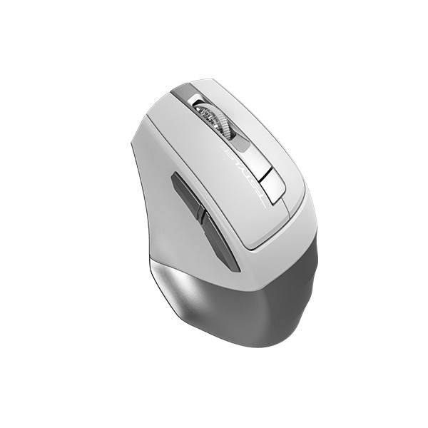 Мышь A4 Fstyler FB35 белый/серый оптическая (2000dpi) беспроводная BT/Radio USB (6but) {1379900}