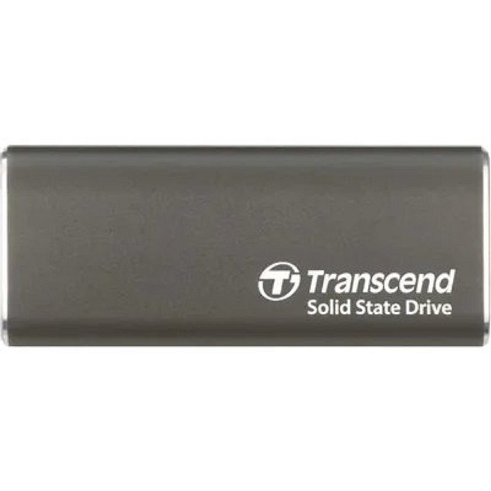 Transcend Portable SSD 500GB External SSD ESD265C, Type-C, USB 3.2 Gen2, R/W 1050/950MB/s, 81x33x7mm, два кабеля в комплекте (5 лет)