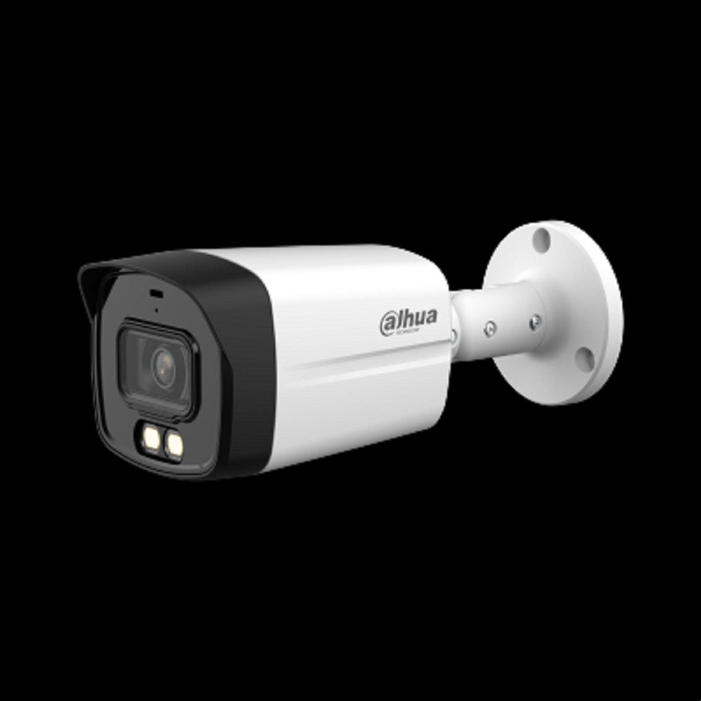 Уличная цилиндрическая HDCVI-видеокамера Dahua DH-HAC-HFW1801TLMP-IL-A-0280B-S3 (8MP, 2.8мм, Smart Dual Light, Микрофон, IP67)