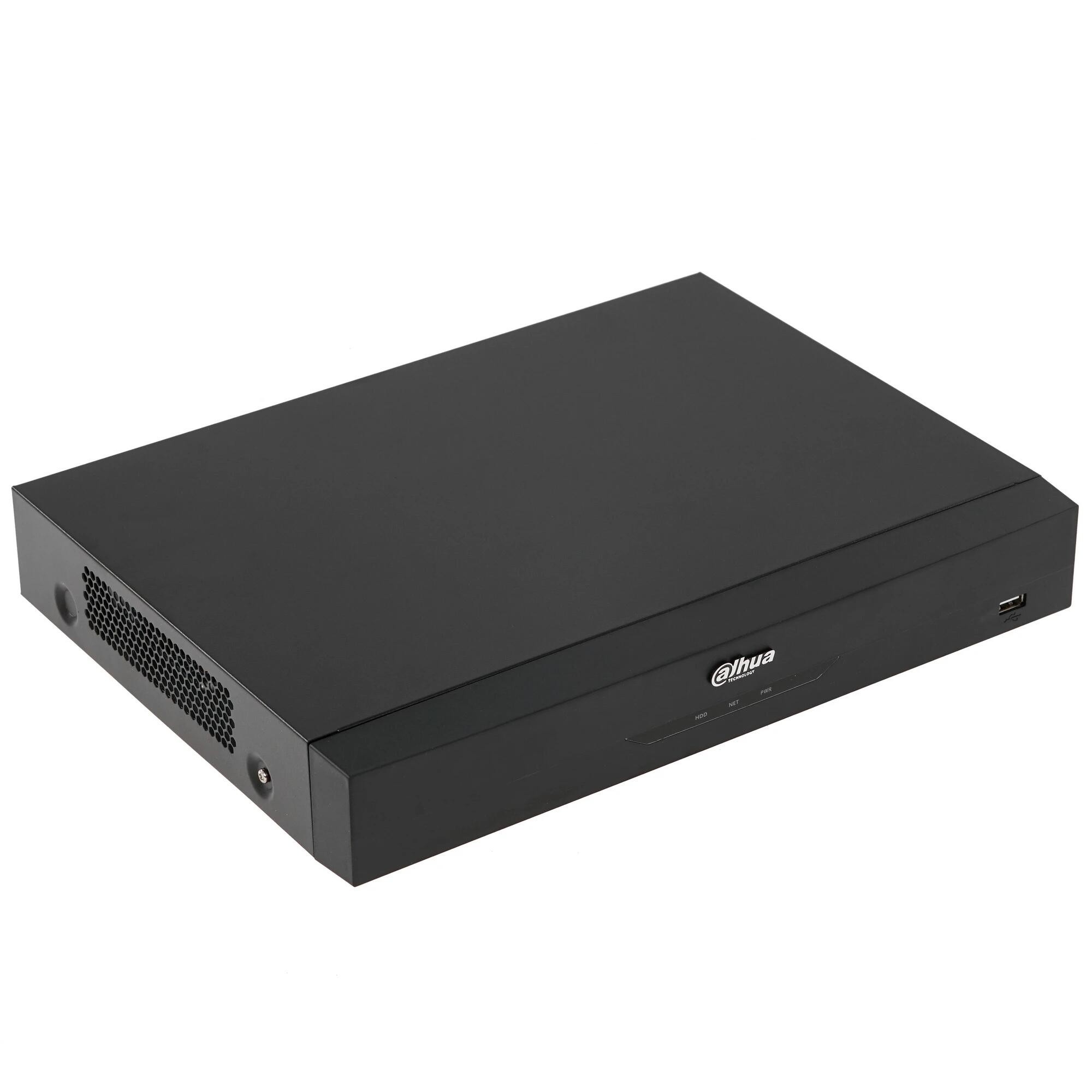 DAHUA DH-XVR5116H-4KL-I3/T 16-канальный HDCVI-видеорегистратор с FR HDCVI, AHD, TVI, IP, CVBS 1 SATA III до 16Тбайт; видеовыходы: 1 HDMI, 1 VGA; сеть: 1 RJ45 1000Мбит/с; аудиовх/вых: 4/1