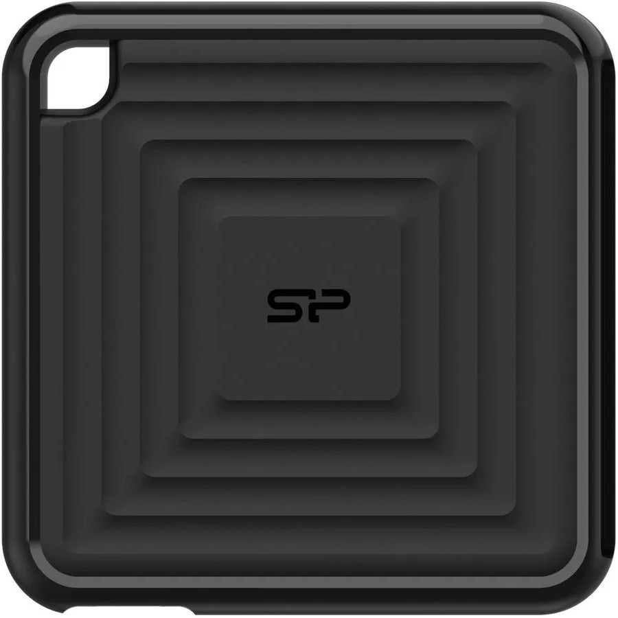 Silicon Power Portable SSD 512GB  PC60 External  USB 3.2 Type-C [R/W - 540/500 MB/s] черный (SP512GBPSDPC60CK)