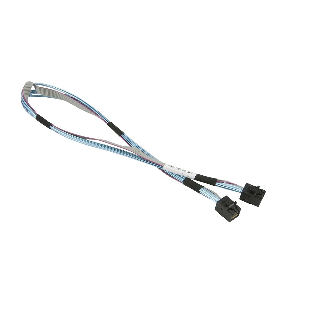 Кабель SuperMicro CBL-SAST-0532 Internal Mini-SAS HD to Mini-SAS HD 50cm,30AWG,12Gb/s {100} (137343)