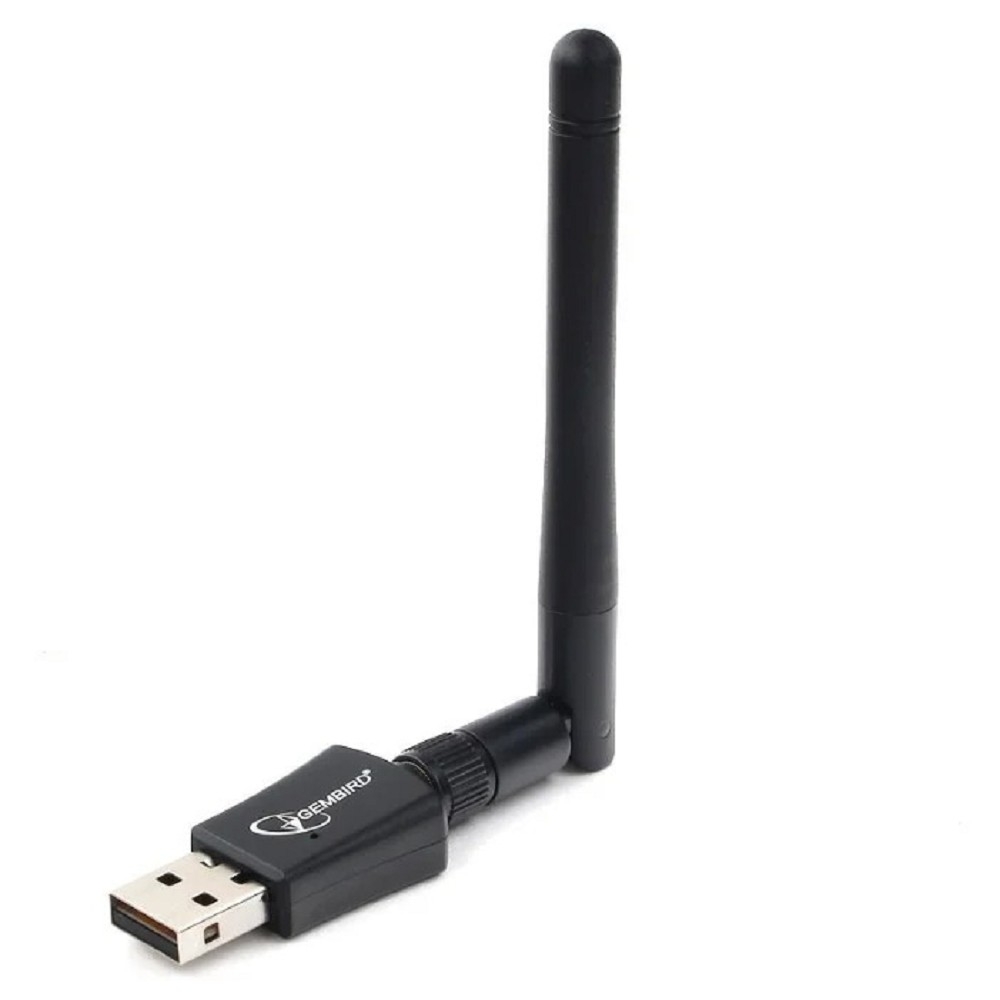 <095518> Сетевая карта USB2.0 Gembird WNP-UA-009 802.11b/g/n/ac/а, 2.4Ггц, 5Ггц, 600Мбит, 18 дБм, черный [WNP-UA-009]