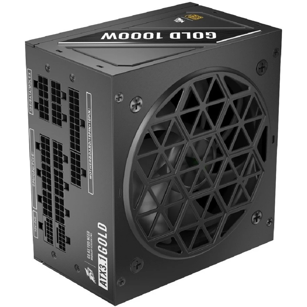 1STPLAYER NGDP Gold 1000W / ATX 3.0, APFC, 80 PLUS Gold, LLC+DC-DC, 120mm fan, full modular / HA-1000BA4