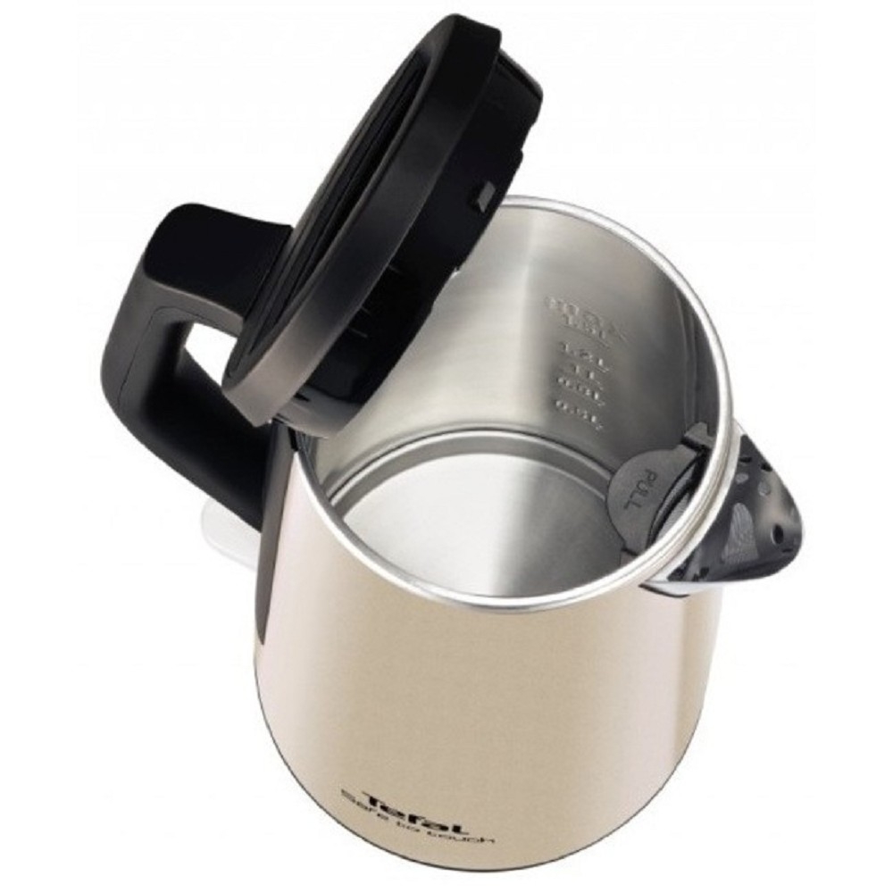 TEFAL KO371I30 Чайник, 1.5 л, 2200Вт, бежевый/черный