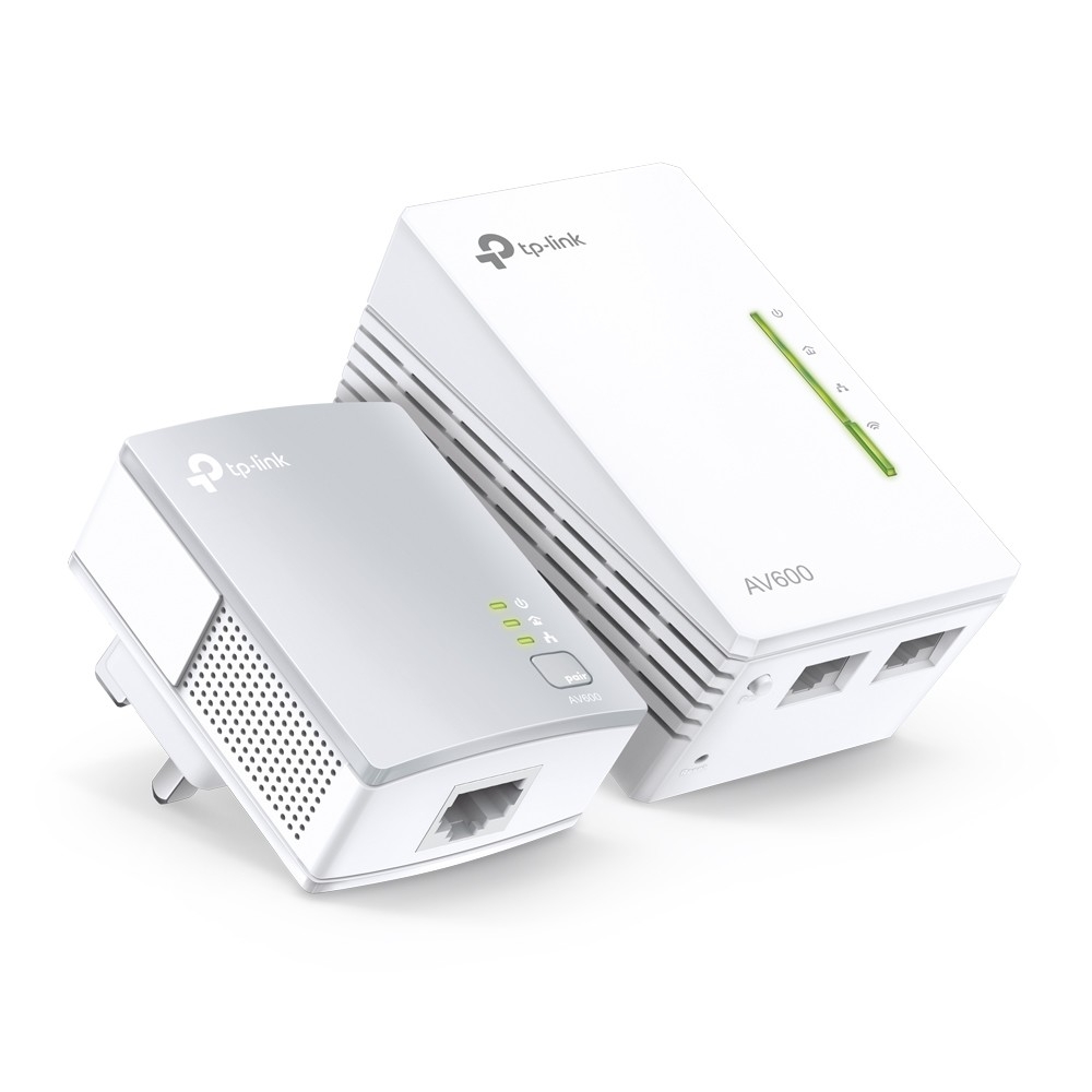 Комплект адаптеров TP-Link TL-WPA4220 KIT, AV600 Powerline с Wi-Fi N300, TL-WPA4220 (1 шт.) + TL-PA4010 (1 шт.)
