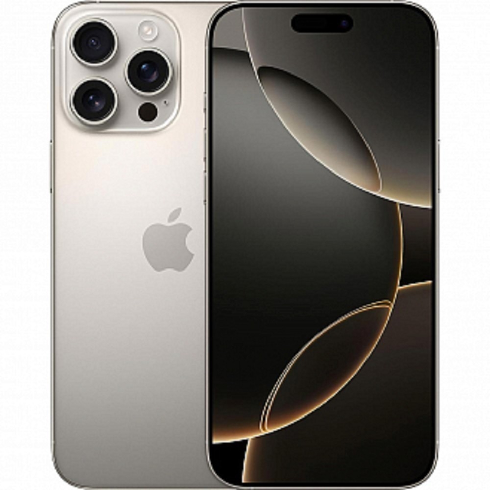 Смартфон Apple A3292 iPhone 16 Pro 512Gb титан моноблок 3G 4G 1Sim 6.3" 1206x2622 iOS 18 48Mpix 802.11 a/b/g/n/ac/ax/be NFC GPS Protect