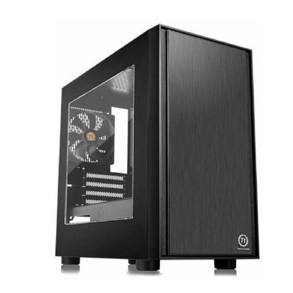 Корпус для ПК Thermaltake - H17 window, 2х2.5", 2х3.5", 2xUSB2.0, 1xUSB3.0, Micro Tower, без БП, цвет чёрный, CA-1J1-00S1WN-00