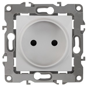 Эра Б0018254 12-2105-01 Розетка 2P, 16АХ-250В, Эра12, белый