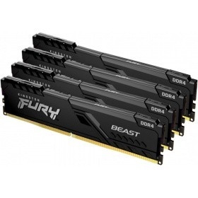 Kingston DDR4 DIMM 32GB 3600MHz  CL17 (Kit 4x8Gb) FURY Beast Black KF436C17BBK4/32