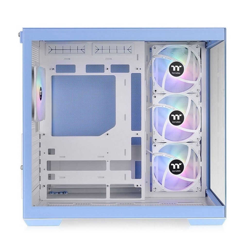 Корпус Thermaltake View 380 TG ARGB синий без БП ATX 6x120mm 2x140mm 1x200mm 2xUSB3.0 audio bott PSU