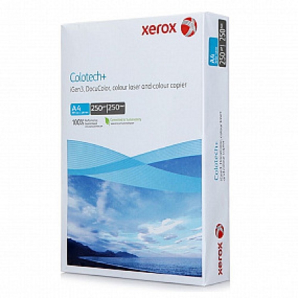 Бумага XEROX Colotech Plus Blue 250 A4 Грузить кратно 4шт.  см.  180112455