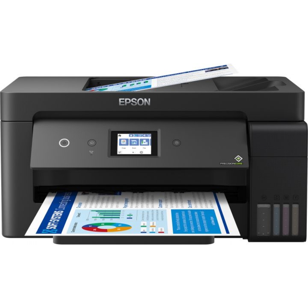 C11CH96404 - Струйное цветное МФУ Epson L14150 C11CH96404 А3, до 38 стр/мин, сканер А4, fax, WIFI, Ethernet, СНПЧ, Duplex
