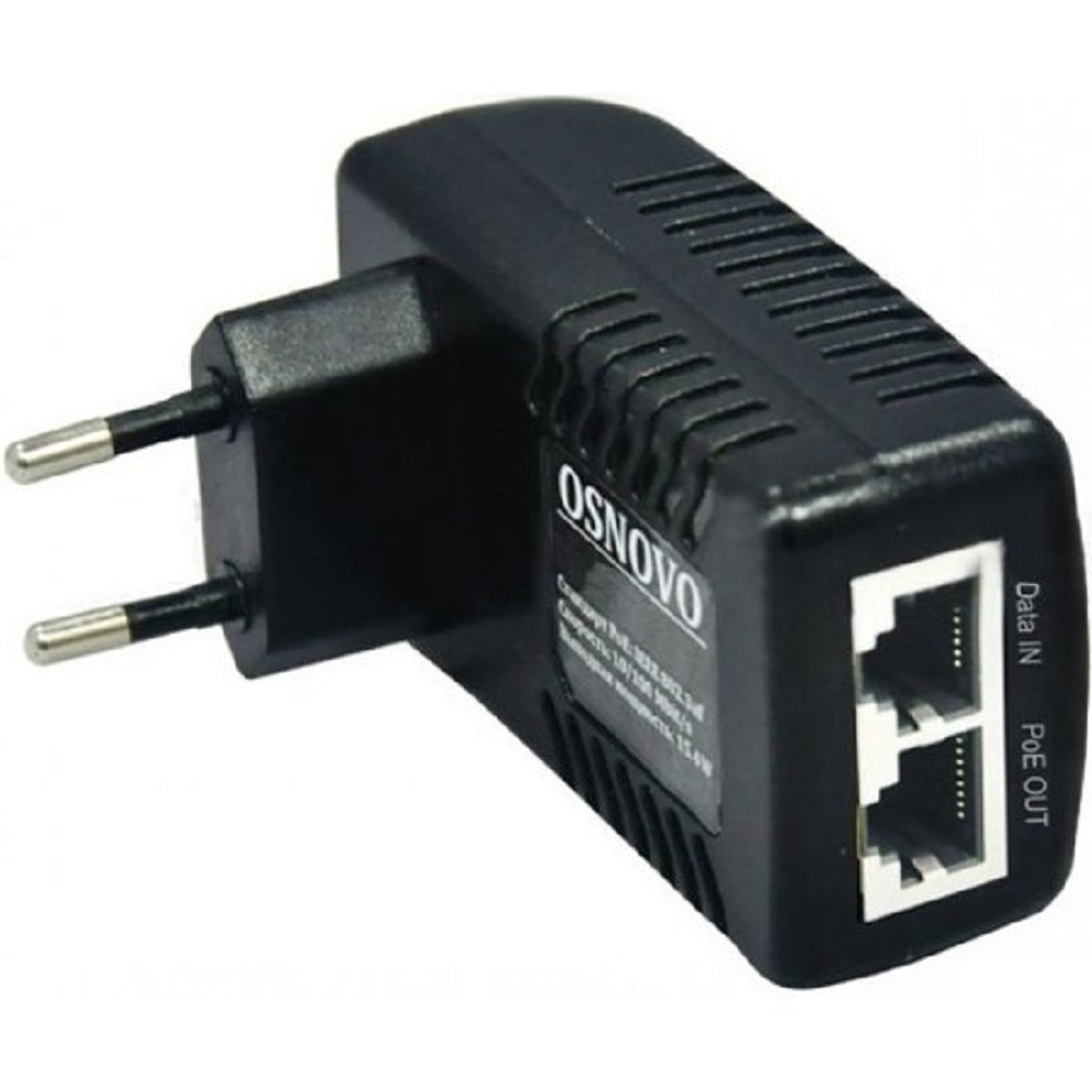 Midspan-1/151 PoE-инжектор Fast Ethernet на 1 порт.