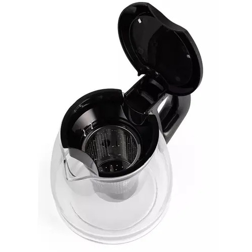 Чайный набор Kitfort КТ-6179 2л. 1500Вт черный (корпус: стекло)