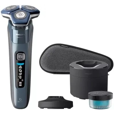 Бритва роторная Philips  S7882/55  реж.эл.:4  питан.:аккум. синий/серебристый