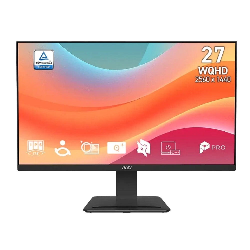 MSI PRO 27" MP273Q E7 черный {IPS 2560x1440 75Hz 250cd HDMI DisplayPort Ex}[9S6-3PB4CH-278]