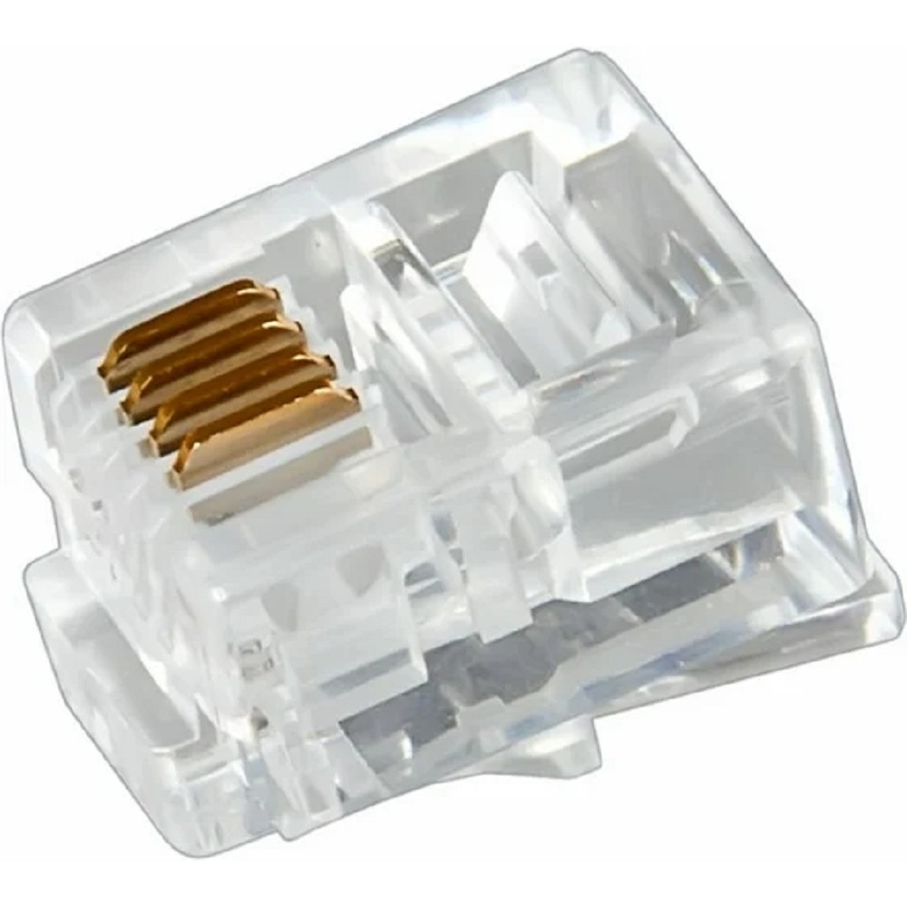 Rexant (05-1012) Разъем телефонный UTP, RJ-14 (6P4C), CAT 3