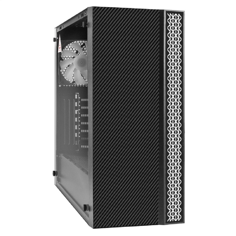 Exegate EX300157RUS Корпус Miditower ExeGate EVO-9211-EVO800 (ATX, БП EVO800RGB с вент. 12см, с окном, 2*USB+1*USB3.0, HD аудио, черный, 1 вент. с RGB подсветкой)