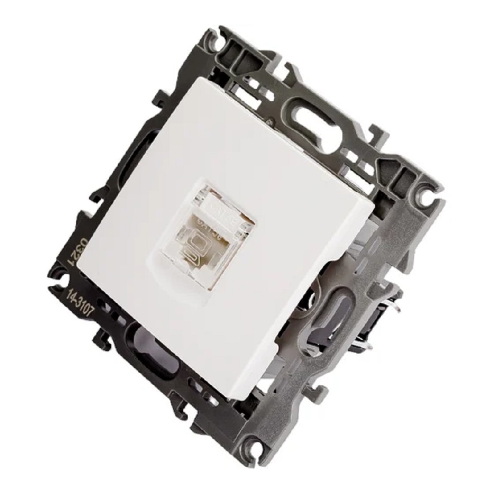 Эра Б0034302 14-3107-01 Розетка RJ45, IP20, белый