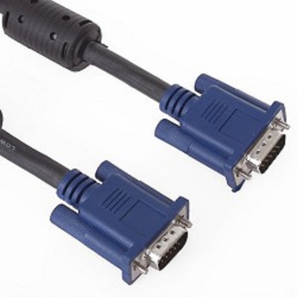 VCOM VVG6448-1.8M(O) Кабель монитор-SVGA card (15M-15M) 1,8м 2 фильтра[6937510840526]