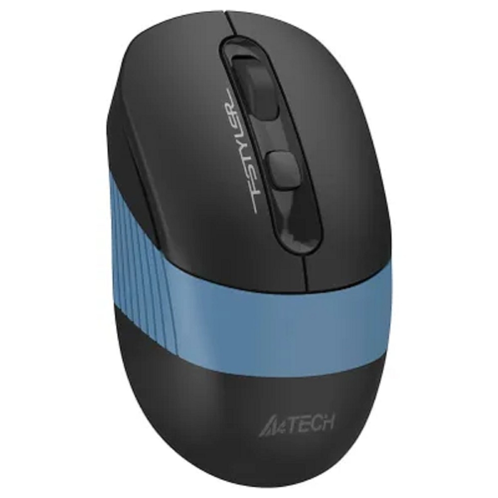 Мышь A4Tech Fstyler FB10C черный/синий оптическая (2400dpi) беспроводная BT/Radio USB (4but)
