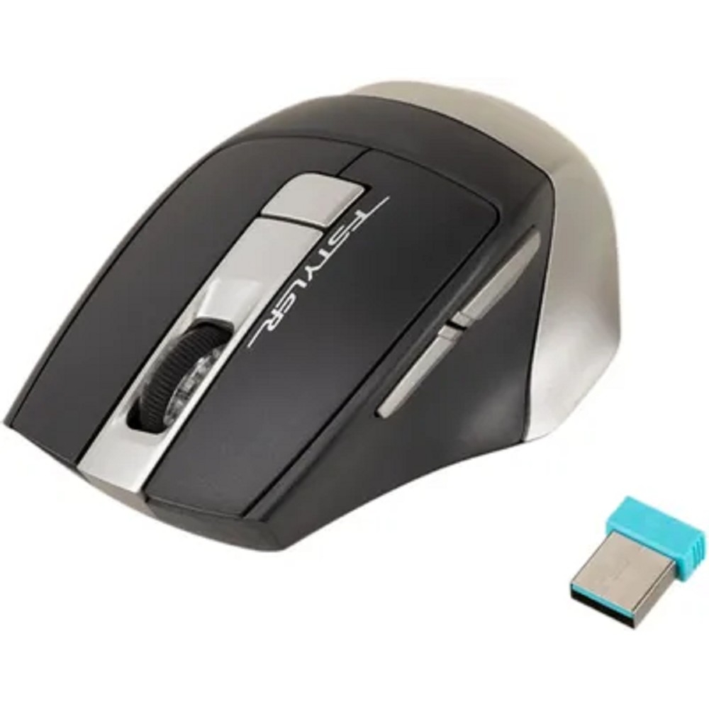 Мышь беспроводная A4Tech Fstyler FB35 , серый , оптическая, 2000dpi, BT/Radio, USB, 6 кнопок