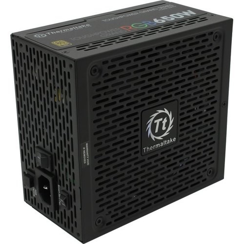 Блок питания Thermaltake ATX 650W Toughpower Grand RGB Sync 80+ gold (24+4+4pin) APFC 140mm fan color LED 9xSATA Cab Manag RTL [PS-TPG-0650FPCGEU-S]