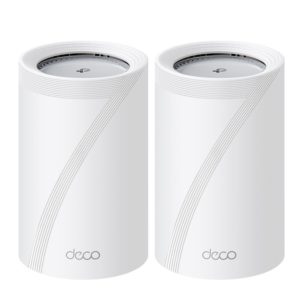 Deco BE65 Pro(2-pack) - Беспроводная MESH-система Wi-Fi, TP-Link, Deco BE65 Pro(2-pack), 6 ГГц/5 ГГц/2,4Ггц, 802.11be/b/ax/n/ac/a/g, WI-FI 7, 2 порта 5 Гбит/с, 2 модуля в комплекте