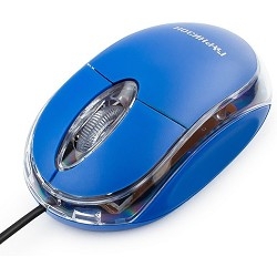 Гарнизон Мышь GM-100B, USB, чип- Х, синий, 1000 DPI, 2кн.+колесо-кнопка