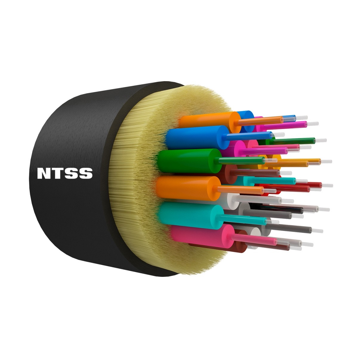 NTSS Оптический кабель распределительный IN/OUT, 24 волокна OM3, 50/125, LSZH, черный NTSS-FO-D-IN/OUT-503-24-LSZH - 1м