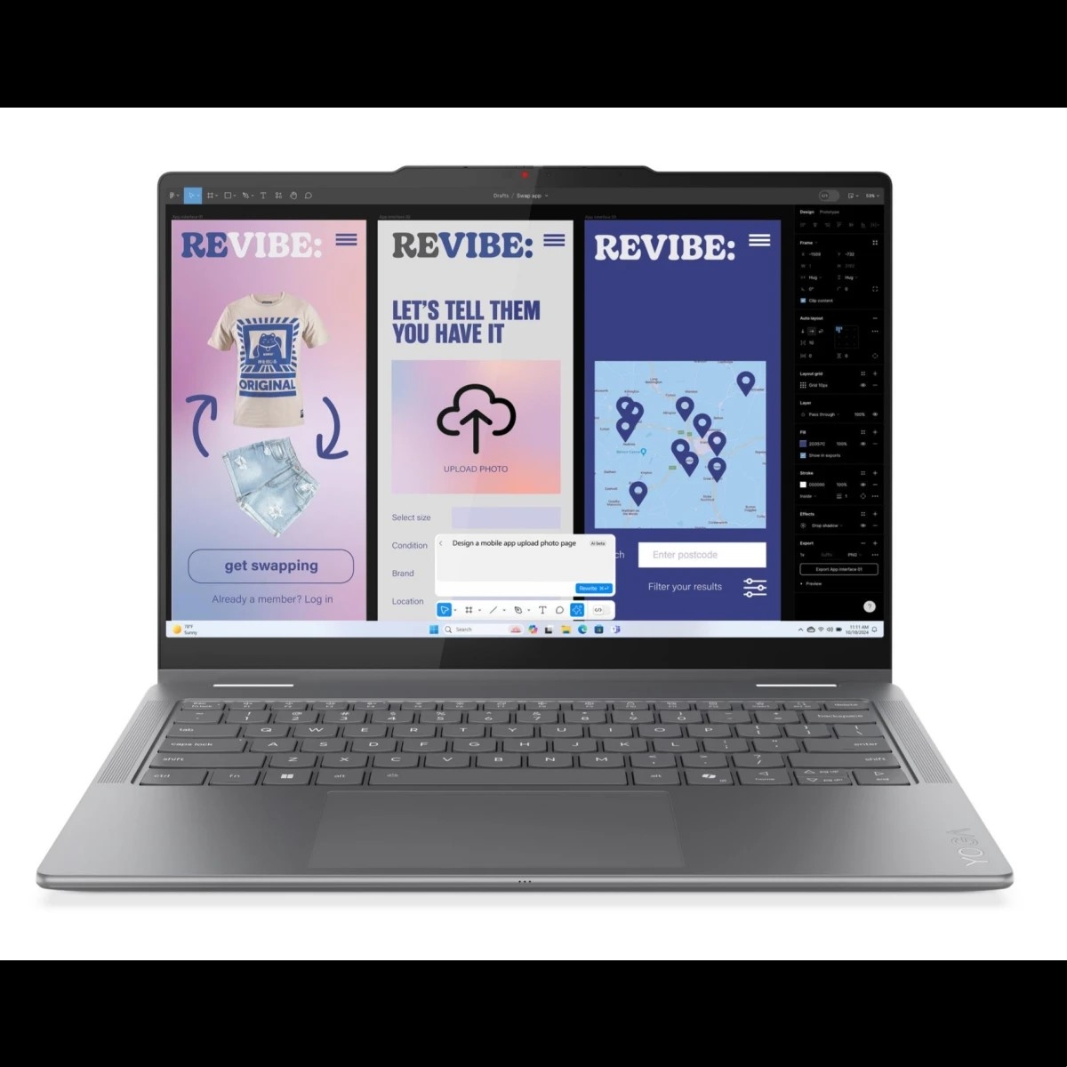 Lenovo Yoga 7 2-in-1 14ILL10 [83JQ003GRK] Grey 14" {OLED Touch Ultra 5 226V(2.1Ghz)/16Gb/512GB SSD/W11Home/+Pen}
