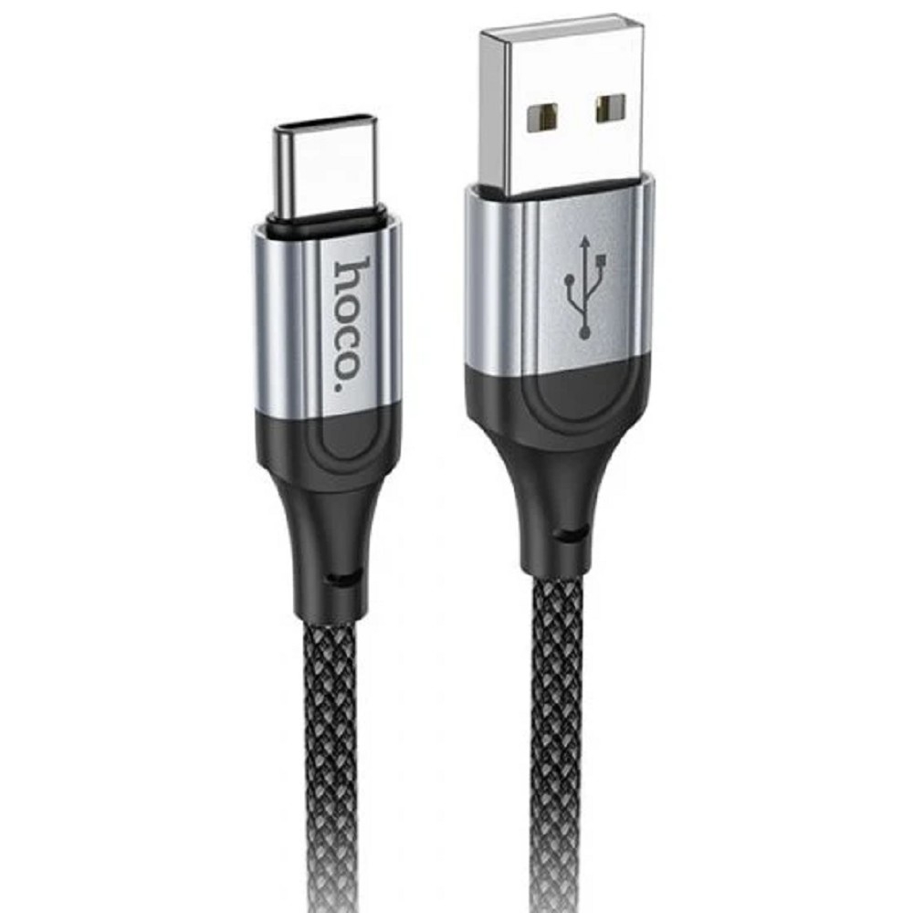 HOCO Кабель USB2.0 Hoco AM/Type-C, 3А, X102, 1м, черный, коробка