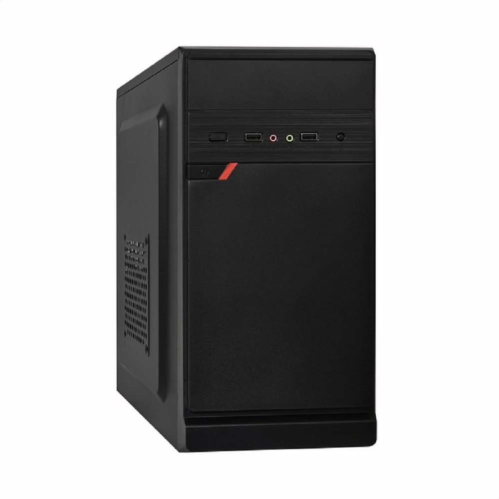 Компьютерный корпус ExeGate EX283057RUS Minitower ExeGate BAA-106 Black, mATX, (AAA350, 80мм), 2хUSB, Audio