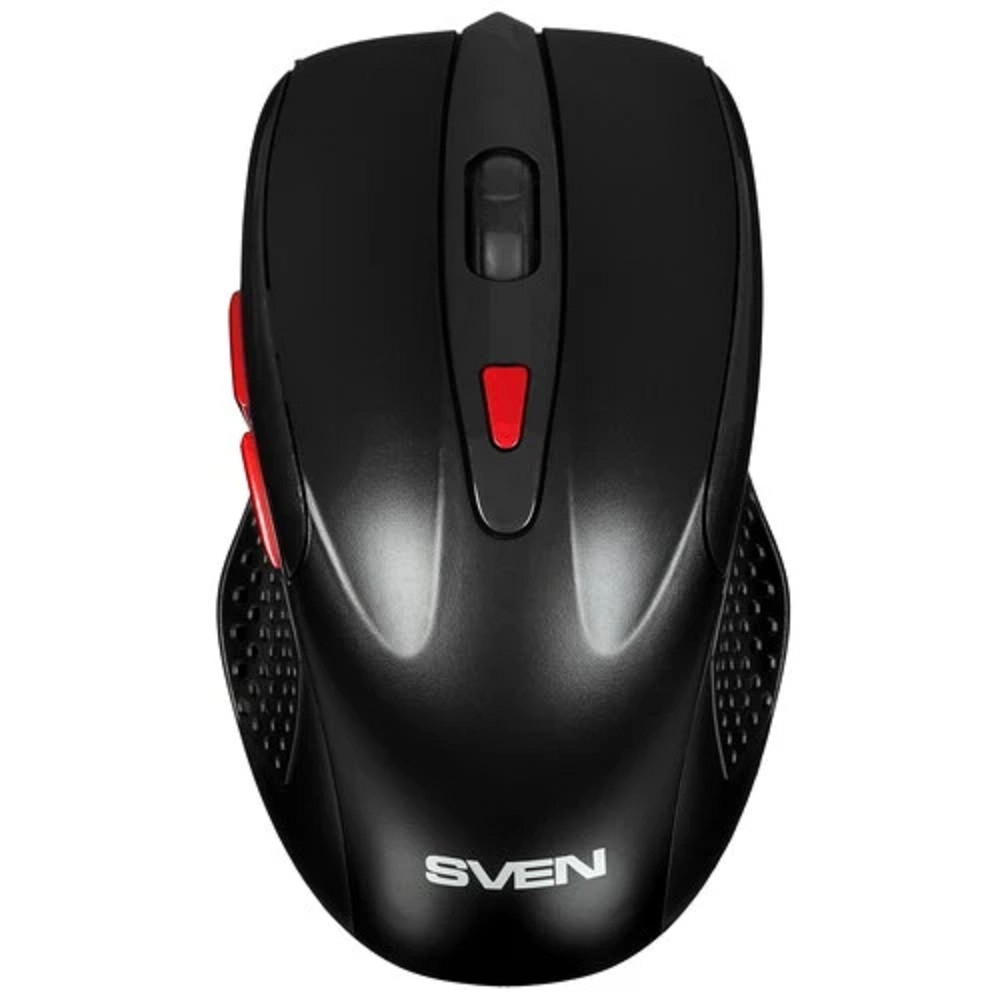 Мышь беспроводная SVEN RX-450W черный, 3200 dpi, радиоканал, USB, кнопки - 6