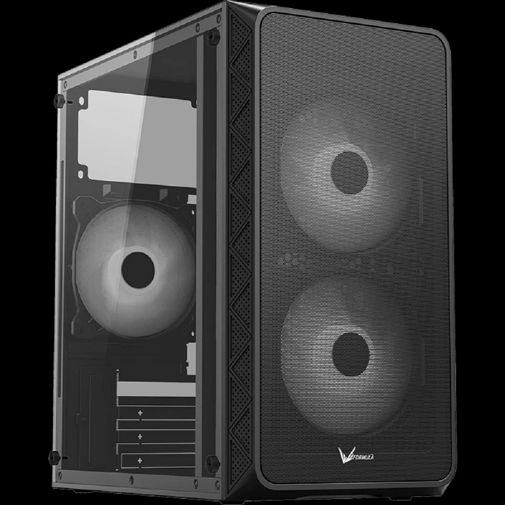Повреждение упаковки Formula Air Mesh G4 Black (mATX, Acryl, 2xUSB, 1x12cm fan. 1x3.5" HDD, 2x2.5" SSD)
