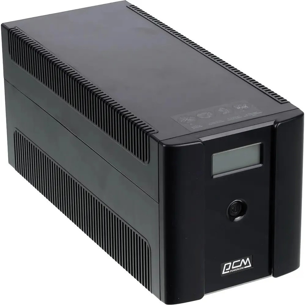 PowerCom Raptor RPT-2000AP LCD ИБП {Line-Interactive, 2000VA/1200W, Tower, 4xEURO, LCD, USB}{1107537}