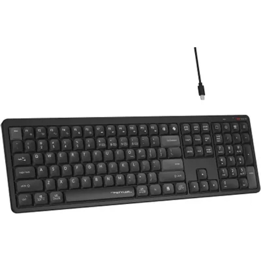 Клавиатура беспроводная A4Tech Fstyler FBX55C black (USB, BT/Radio, slim, Multimedia) (FBX55C)