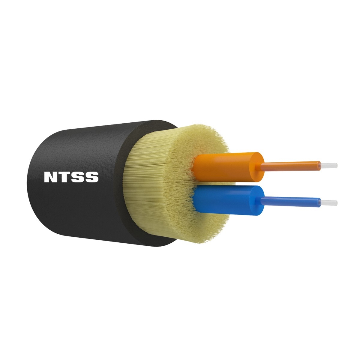 NTSS Оптический кабель IN/OUT, OM3, 50/125, 2 волокна, LSZH, черный NTSS-FO-D-IN/OUT-503-2-LSZH